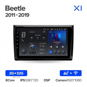 Штатная автомагнитола на Android TEYES X1 для Volkswagen Beetle A5 2011-2019 2/32gb