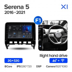 Штатная автомагнитола на Android TEYES X1 для Nissan Serena 5 V C27 2016-2021 (Версия F1) (Правый руль) 2/32gb