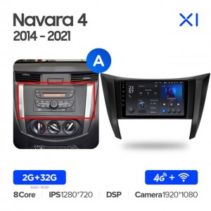 Штатная автомагнитола на Android TEYES X1 для Nissan Navara D23 4 2014-2021 (Версия A) 2/32gb