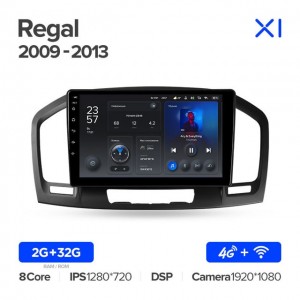 Штатная автомагнитола на Android TEYES X1 для Buick Regal 2009-2013 2/32gb