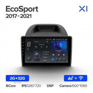 Штатная автомагнитола на Android TEYES X1 для Ford EcoSport 2017-2021 2/32gb