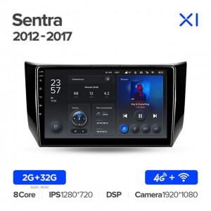 Штатная автомагнитола на Android TEYES X1 для Nissan Sentra B17 2012-2017 2/32gb
