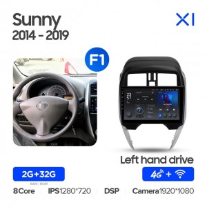 Штатная автомагнитола на Android TEYES X1 для Nissan Sunny 2014-2019 (Версия F1) 2/32gb