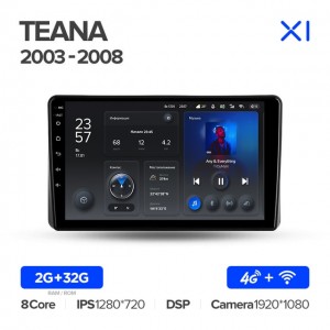 Штатная автомагнитола на Android TEYES X1 для Nissan Teana J31 2003-2008 2/32gb