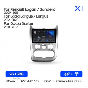 Штатная автомагнитола на Android TEYES X1 для Lada Largus, Lergus 2012-2020 2/32gb