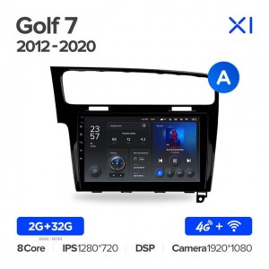 Штатная автомагнитола на Android TEYES X1 для Volkswagen Golf 7 2012-2020 (Версия A) 2/32gb