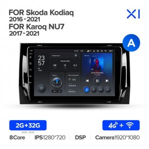 Штатная автомагнитола на Android TEYES X1 для Skoda Kodiaq 2016-2021, Karoq NU7 2017-2021 (Версия A) 2/32gb