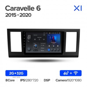 Штатная автомагнитола на Android TEYES X1 для Volkswagen Caravelle 6 T6.1 T6 2015-2020 2/32gb