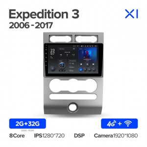 Штатная автомагнитола на Android TEYES X1 для Ford Expedition 3 U3242, U3542, U324, U354 2006-2017 2/32gb