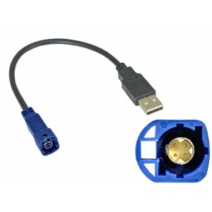 USB переходник INCAR USB VW-FC108 для Volkswagen, Skoda (тип3)