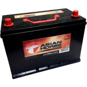 Аккумулятор ASIAN HORSE 95 JL, JR (95 А/Ч, 800 А)