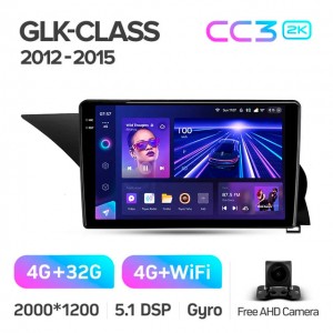 Штатная автомагнитола на Android TEYES CC3 2K для Mercedes-Benz GLK-Class X204 2012-2015 3/32gb