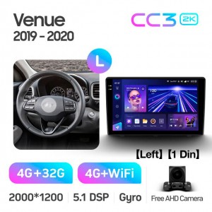 Штатная автомагнитола на Android TEYES CC3 2K для Hyundai Venue 2019-2020 (Версия L) 3/32gb