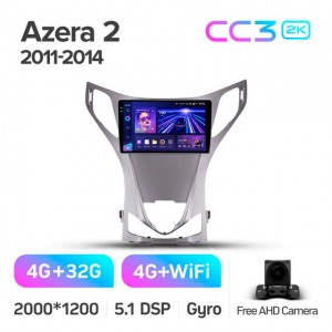 Штатная автомагнитола на Android TEYES CC3 2K для Hyundai Azera 2 2011-2014 3/32gb