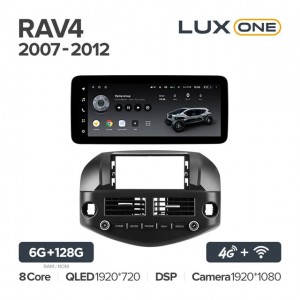 Штатная автомагнитола на Android TEYES LUX ONE для Toyota RAV4 XA30 2007-2012 6/128gb
