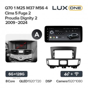 Штатная автомагнитола на Android TEYES LUX ONE для Mitsubishi Proudia Dignity 2 2009-2024 (Версия A) 6/128gb