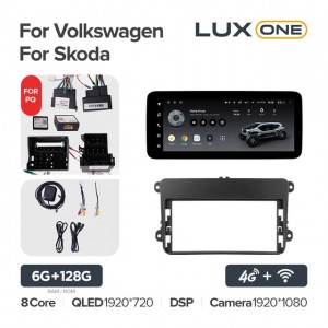 Штатная автомагнитола на Android TEYES LUX ONE для Volkswagen Bora, Passat, Scirocco, Sharan, Touran, Amarok 6/128gb