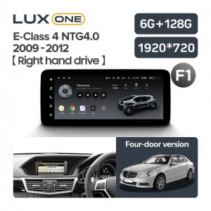 Штатная автомагнитола на Android TEYES LUX ONE для Mercedes-Benz E-Class 4 NTG4.0 W212, S207, A207, S212, C207 2009-2012 (Версия F1) (Правый руль) 6/128gb