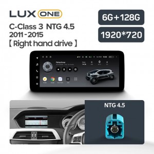 Штатная автомагнитола на Android TEYES LUX ONE для Mercedes-Benz C-Class 3 NTG4.5 2011-2015 (Правый руль) 6/128gb