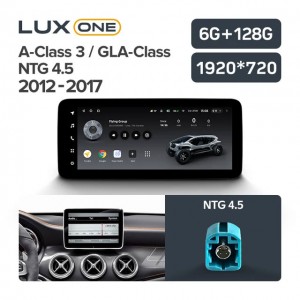 Штатная автомагнитола на Android TEYES LUX ONE для Mercedes-Benz A-Class 3 / GLA-Class NTG4.5 2012-2017 6/128gb