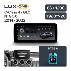 Штатная автомагнитола на Android TEYES LUX ONE для Mercedes-Benz C-Class 4 / GLC-Class NTG5.0 2014-2023 6/128gb