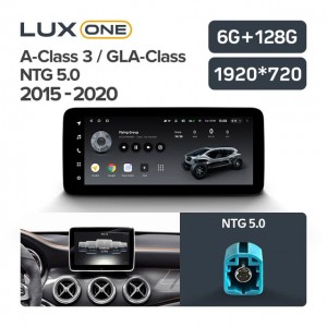 Штатная автомагнитола на Android TEYES LUX ONE для Mercedes-Benz A-Class 3 / GLA-Class NTG5.0 2015-2020 6/128gb
