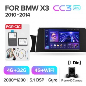 Штатная автомагнитола на Android TEYES CC3 2K для BMW X3 F25 2010-2017 (Версия CIC) 3/32gb