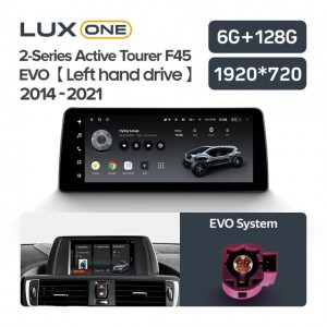 Штатная автомагнитола на Android TEYES LUX ONE для BMW 2-Series Active Tourer F45 EVO 2014-2021 6/128gb