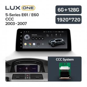 Штатная автомагнитола на Android TEYES LUX ONE для BMW 5-Series E61 / E60 CCC 2007-2010 6/128gb