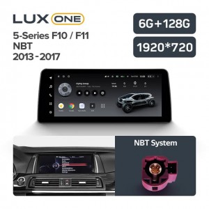 Штатная автомагнитола на Android TEYES LUX ONE для BMW 5-Series F10 / F11 NBT 2013-2017 6/128gb