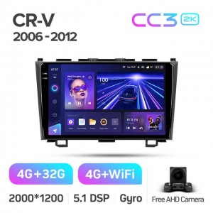 Штатная автомагнитола на Android TEYES CC3 2K для Honda CR-V 3 RE 2006-2012 3/32gb