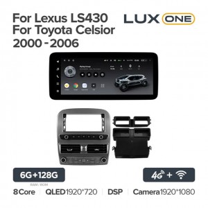 Штатная автомагнитола на Android TEYES LUX ONE для Toyota Celsior 2000-2006 6/128gb