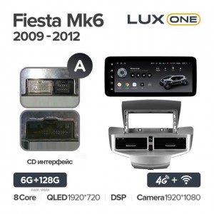 Штатная автомагнитола на Android TEYES LUX ONE для Ford Fiesta Mk 6 2009-2018 (Версия A) 6/128gb