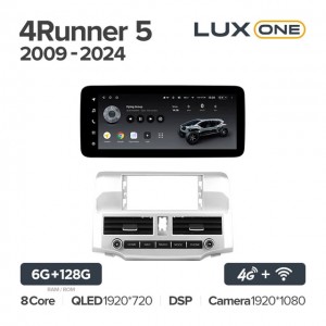 Штатная автомагнитола на Android TEYES LUX ONE для Toyota 4Runner 5 N280 2009-2024 6/128gb