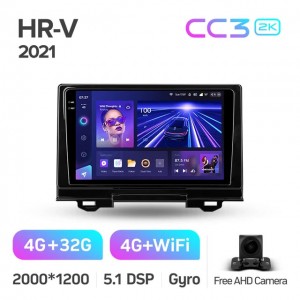 Штатная автомагнитола на Android TEYES CC3 2K для Honda HR-V RV RZ 2021 3/32gb