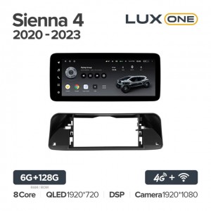 Штатная автомагнитола на Android TEYES LUX ONE для Toyota Sienna 4 XL40 2020-2023 9/128gb