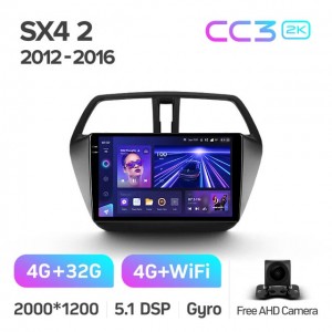 Штатная автомагнитола на Android TEYES CC3 2K для Suzuki SX4 2 S-Cross 2012-2016 3/32gb