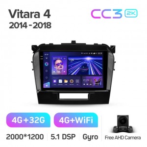 Штатная автомагнитола на Android TEYES CC3 2K для Suzuki Vitara 4 2014-2018 3/32gb