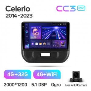 Штатная автомагнитола на Android TEYES CC3 2K для Suzuki Celerio 2014-2023 3/32gb