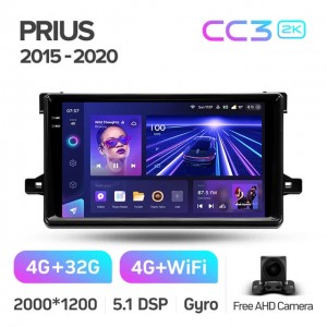 Штатная автомагнитола на Android TEYES CC3 2K для Toyota Prius XW50 2015-2020 3/32gb