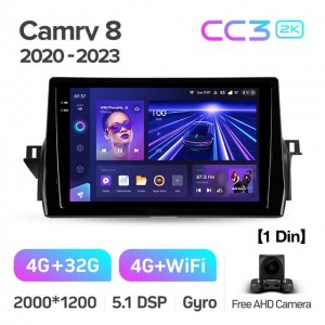 Штатная автомагнитола на Android TEYES CC3 2K для Toyota Camry 8 XV70 2020-2023 3/32gb