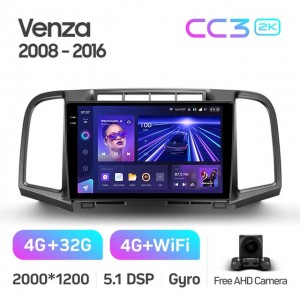 Штатная автомагнитола на Android TEYES CC3 2K для Toyota Venza 2008-2016 3/32gb