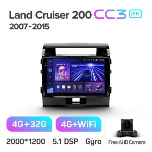 Штатная автомагнитола на Android TEYES CC3 2K для Toyota Land Cruiser 11 200 2007-2015 3/32gb
