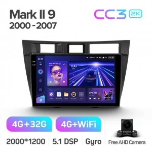 Штатная автомагнитола на Android TEYES CC3 2K для Toyota Mark II 9 GX110 2000-2007 3/32gb