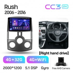 Штатная автомагнитола на Android TEYES CC3 2K для Toyota Rush J200 1 2006-2016 (Правый руль) 3/32gb