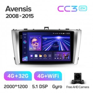 Штатная автомагнитола на Android TEYES CC3 2K для Toyota Avensis 3 2008-2015 3/32gb