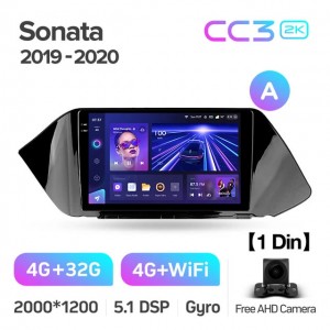 Штатная автомагнитола на Android TEYES CC3 2K для Hyundai Sonata DN8 2019-2020 (Версия A) 3/32gb