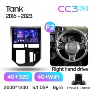 Штатная автомагнитола на Android TEYES CC3 2K для Toyota Tank Roomy 2016-2023 (Версия F2) (Правый руль) 3/32gb
