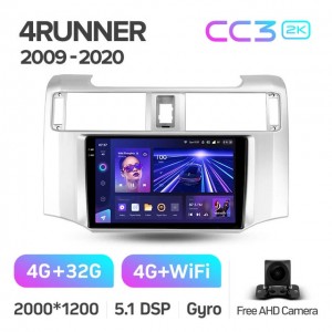 Штатная автомагнитола на Android TEYES CC3 2K для Toyota 4Runner 5 N280 2009-2020 3/32gb