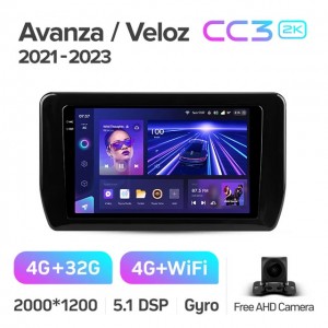 Штатная автомагнитола на Android TEYES CC3 2K для Toyota Avanza Veloz 2021-2023 3/32gb